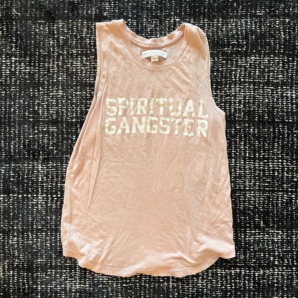 Spiritual Gangster Mauve Pink Tank Top - Picture 3 of 5